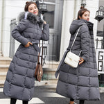 Load image into Gallery viewer, Winter Clothes Women Fur Parkas Quilted Jackets For Women Thicken Warm Long Coat Jacket Clothing Hooded Autumn Pdded Clothes

