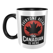 Canada Canadian Maple Leaf Roundel Mug Funny Ceramic Coffee Cups Tea Mugs Milk Cup Drinkware Gift for Friends