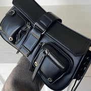 Leather Goth Punk Handbag | OWNLUXE