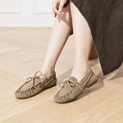 Women's Leather Vintage Loafers – Shop at OWNLUXE