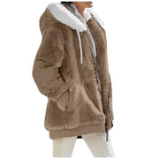 Hooded Zip-Up Coat | OWNLUXE