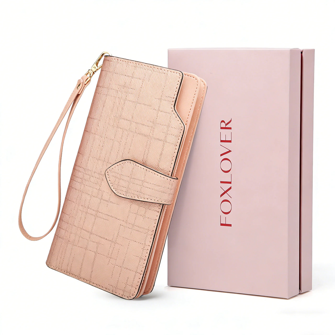 Split Leather Long Wallet | OWNLUXE
