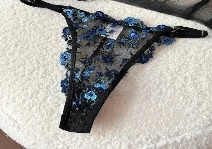 Soutien-Gorge Brodé Dentelle Femme Ultra Mince Transparent Sans Rembourrage Armature Push Up Doux Lingerie Séduisante 32-38