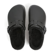 Women’s Winter Clogs Cotton-Lined Slip-On Garden Mules