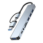 Load image into Gallery viewer, FlexPort 8 – Ultimate USB-C Hub &amp; Media Docking Station
