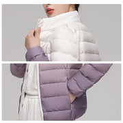 Women’s Gradient Down Feather Winter Jacket – Lightweight