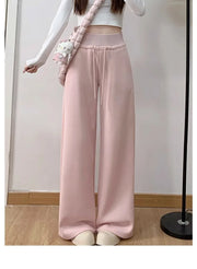 Sport High-Waist Relaxed-Fit Straight-Leg Pants | OWNLUXE