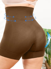 High-Waisted Tummy Control Shapewear Shorts - Body Shaper
