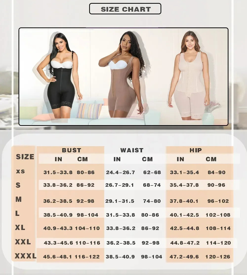 Seamless Shapewear Bodysuit with Sleeves & Support