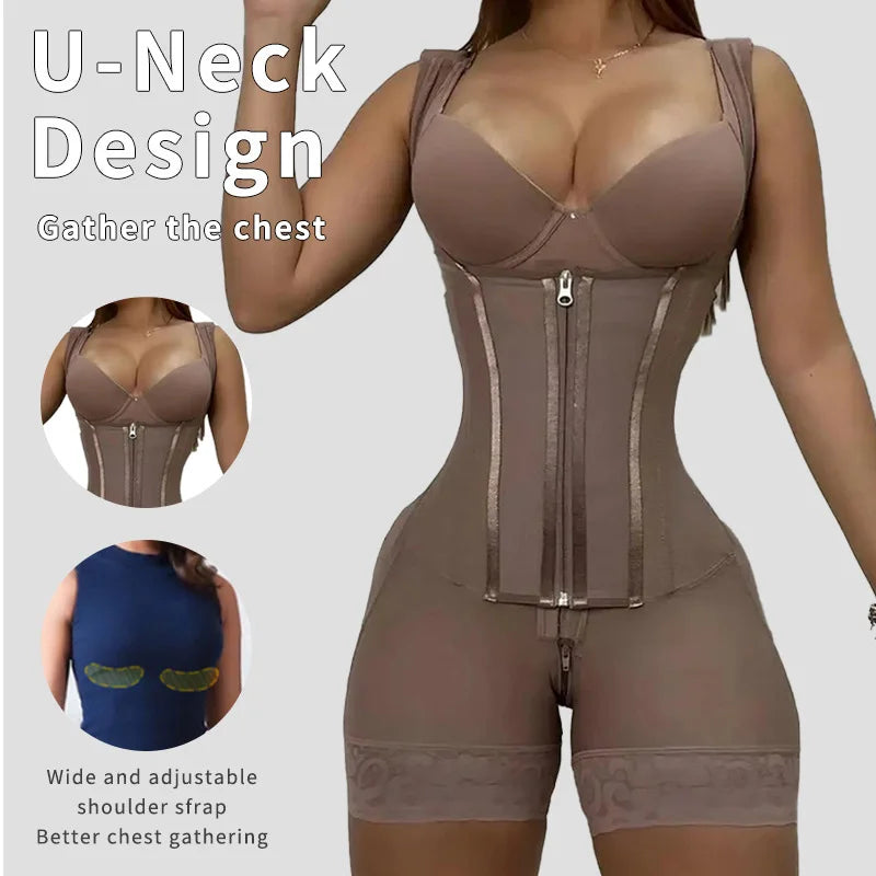 Full Body Shaper Bodysuit | Double Tummy Control | OWNLUXE