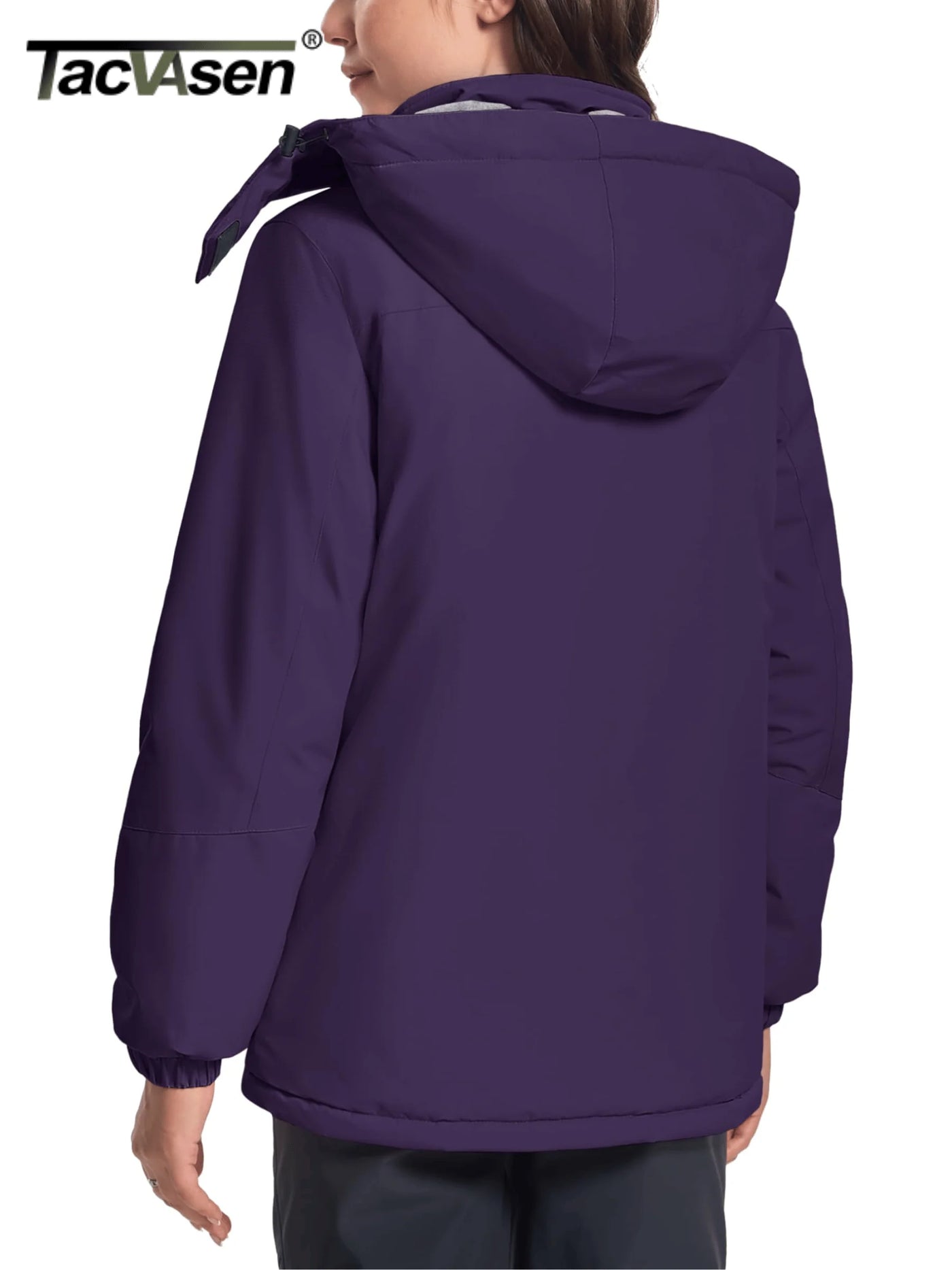 Women’s Fleece-Lined Winter Jacket with Hood