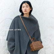 Genuine Leather Mini Boston Bag | OWNLUXE