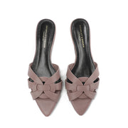 Pointed Cowhide Sandals | OWNLUXE