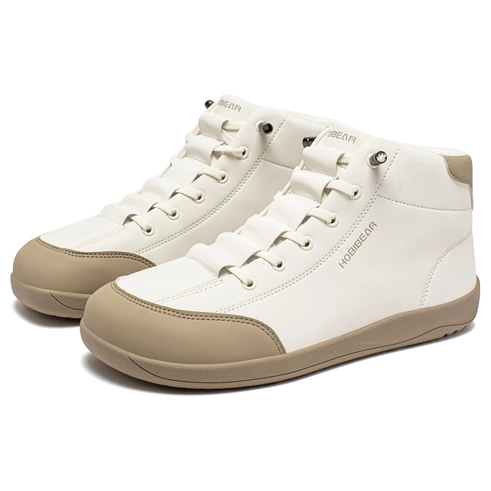 Mid-Top Barefoot Ankle Boots – Wide Toe Minimalist Sneakers