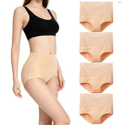 Women's High-Waist Tummy Control Cotton Briefs | Full Coverage | OWNLUXE