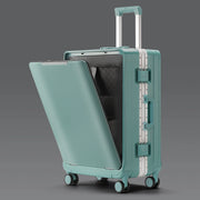 Front-Opening Carry-On Spinner with Laptop Compartment