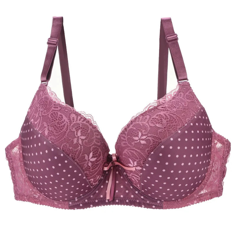 Women's Push Up Lace Bra (Blue) | OWNLUXE