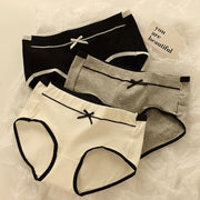 3-Piece Cotton High-Waist Brief Set | OWNLUXE