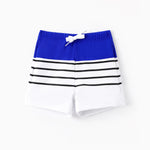 Load image into Gallery viewer, Matching Family Swimwear – Striped Summer Vacation Set | Maillots de bain assortis pour la famille – Ensemble rayé d&#39;été
