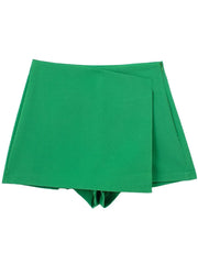 Zip-Up Vintage High-Waist Skirt | OWNLUXE