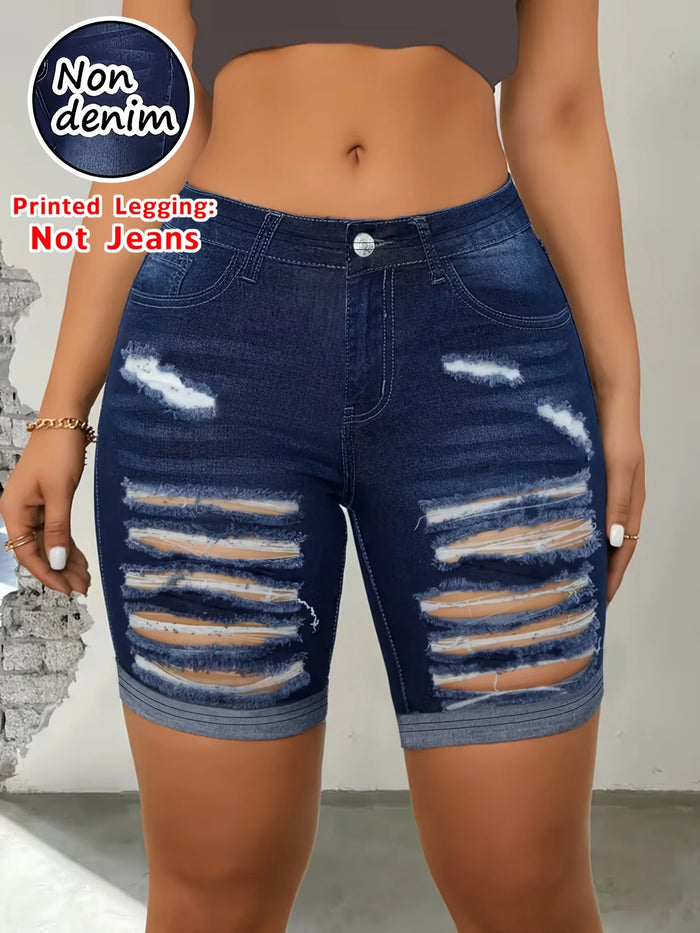 Denim Leggings | OWNLUXE