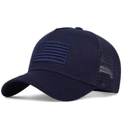 USA Flag Mesh Trucker Cap — Breathable Adjustable Hat | OWNLUXE