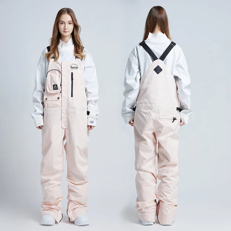 Unisex Waterproof Ski Overalls – Insulated & Thermal Snow Pants