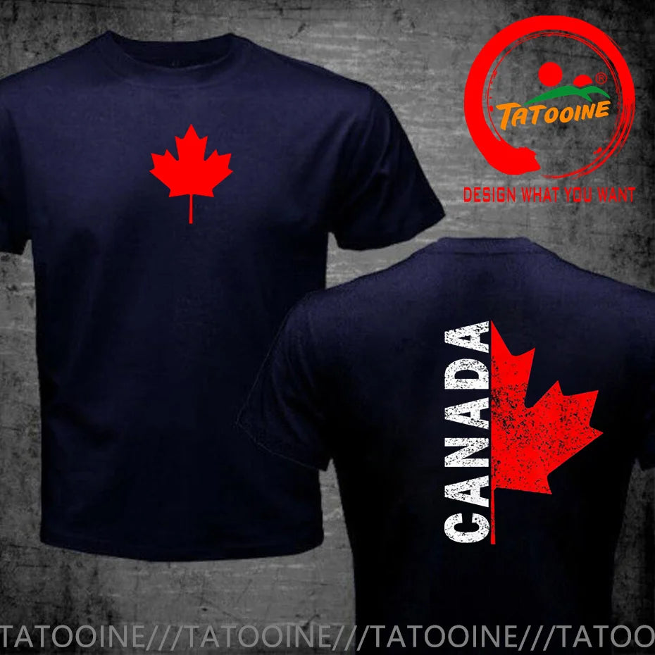Canada Day Graphic T-Shirt | Maple Leaf & Flag Tee | OWNLUXE