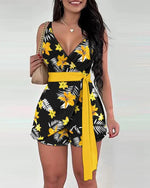 Load image into Gallery viewer, High Street Women&#39;s Print Lace-Up Dress
