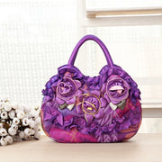 Floral Polyester Fashion Clutch – Unisex Zipper Bag for Parties & Daily Use