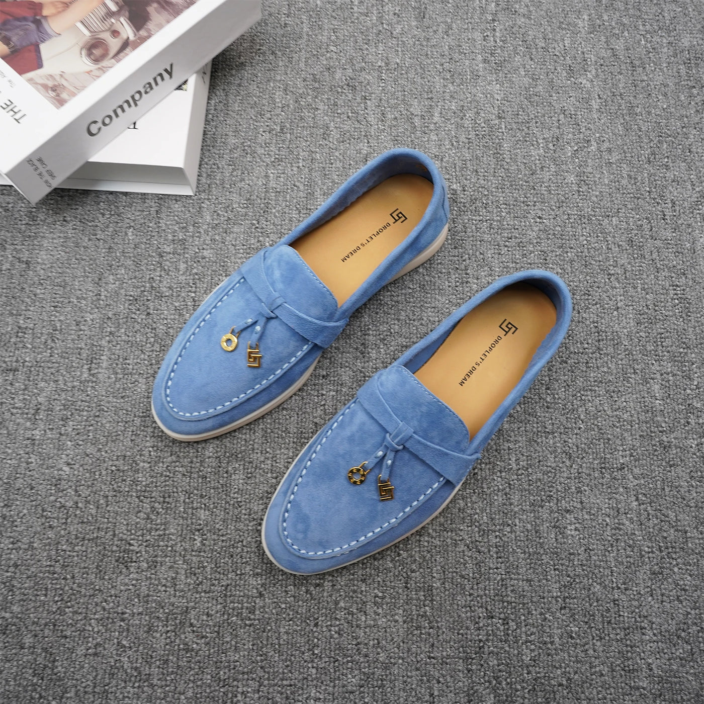 Women's Loafers (Brown & Red) | OWNLUXE