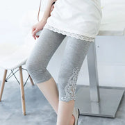 Lace Sport Skinny Cropped Leggings | OWNLUXE
