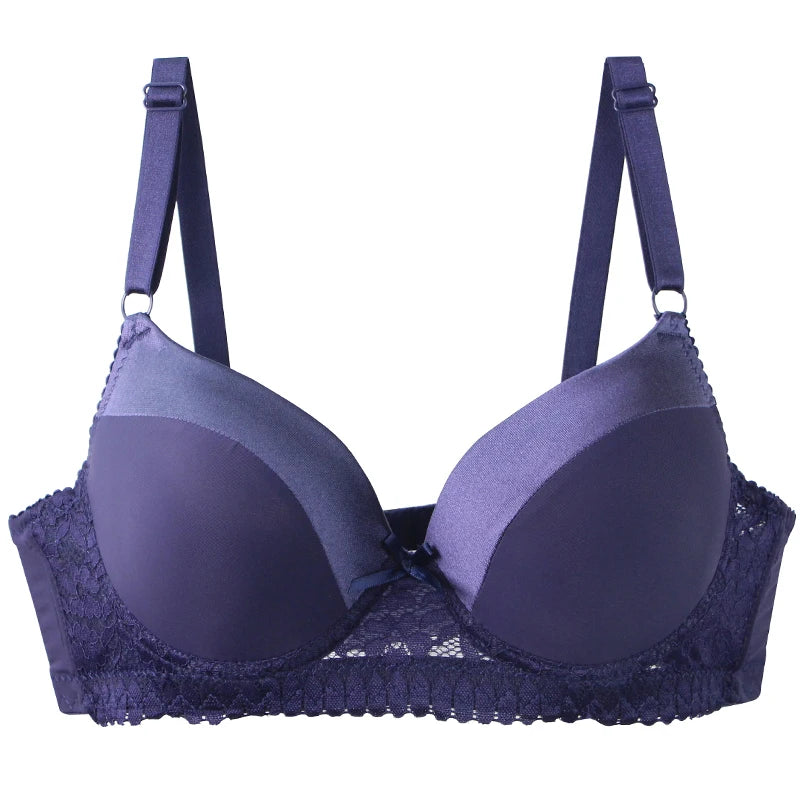 Push-Up Seamless Lace Bra | OWNLUXE