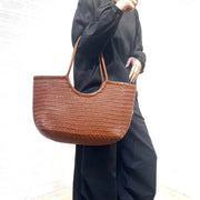 Split Leather Handbag – Shop at OWNLUXE