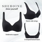 Women's Seamless Plus-Size Bra (Black) – Shop at OWNLUXE