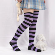 Over Striped Cotton Socks | OWNLUXE