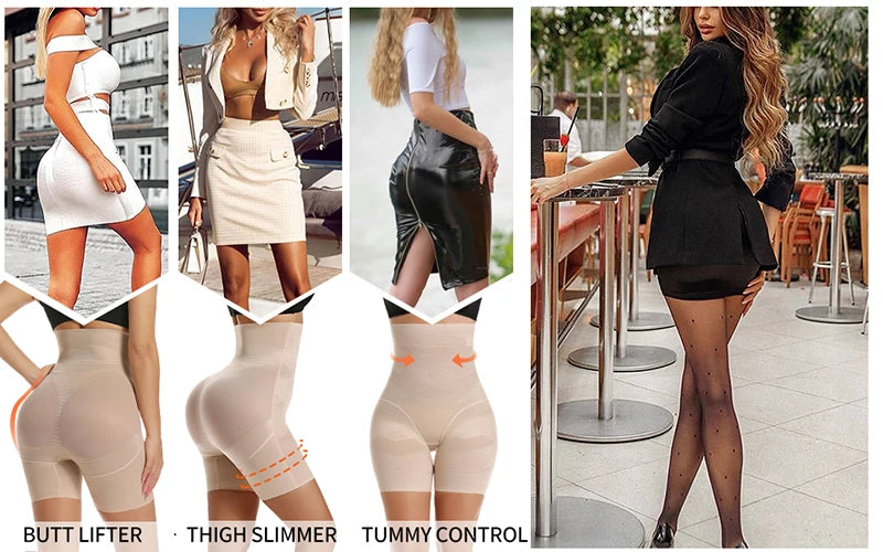 High Waist Tummy Control Panties Thigh Slimmer Shorts