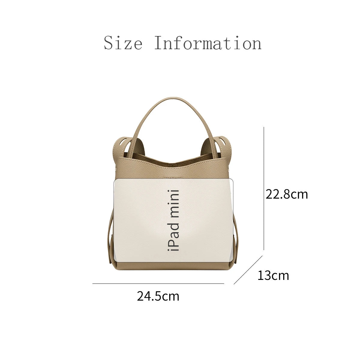 Spacious Genuine Leather Bucket Bag | OWNLUXE