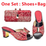 Load image into Gallery viewer, Elegant Italian-Inspired Shoe &amp; Matching Bag Set – Party &amp; Wedding Collection
