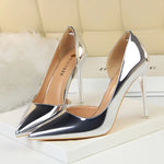 Load image into Gallery viewer, Women&#39;s High Heel Pointed Toe Pumps Slip On Fashion Stilettos

