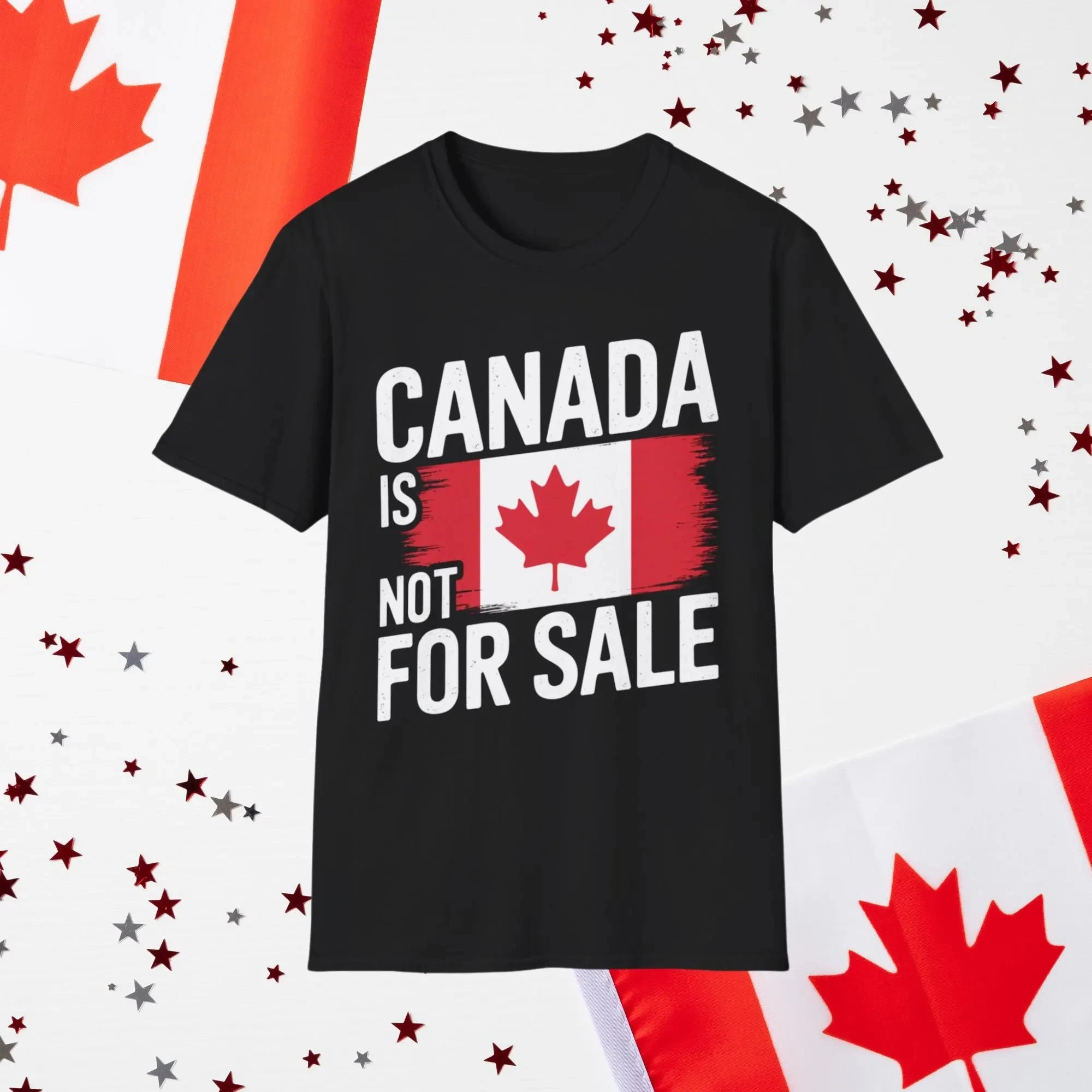 Elbows Up Canada True North Strong and Free Proud Canadian T-Shirt Canada Is Not for Sale EST. 1867 Patriotic Saying Tee Y2k Top