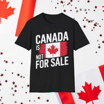 Load image into Gallery viewer, Elbows Up Canada True North Strong and Free Proud Canadian T-Shirt Canada Is Not for Sale EST. 1867 Patriotic Saying Tee Y2k Top
