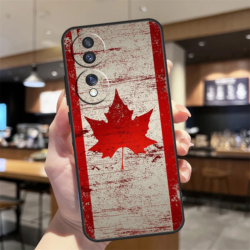 Canada Canadian Flag Case For Honor 200 Lite Magic 7 5 6 Pro Honor X9c X9b X9a X8b X8a X8 X9 50 70 90 Lite Funda