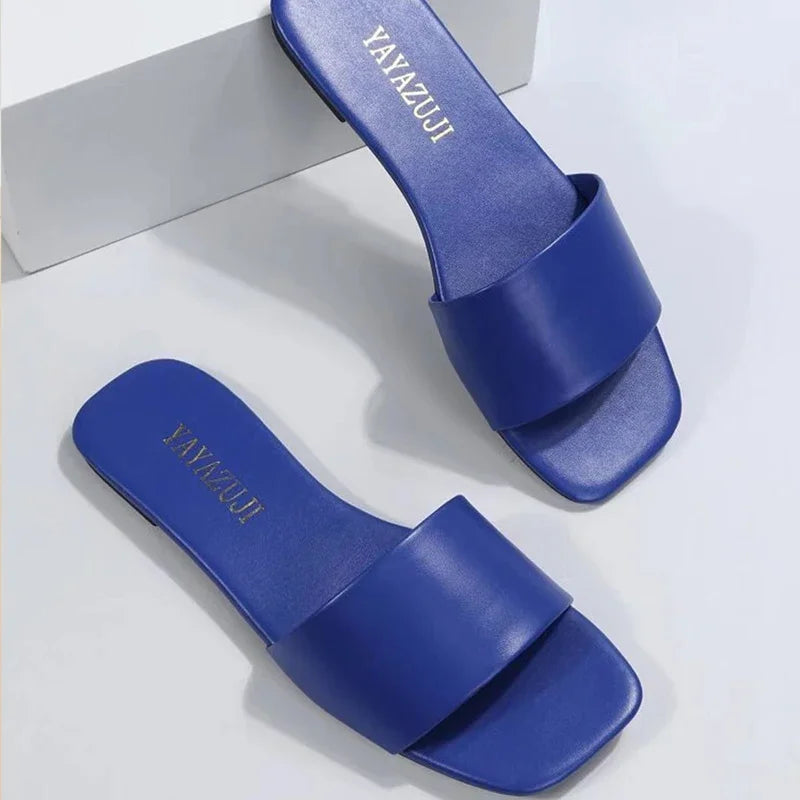 Women’s Platform Slide Slippers – Cushioned Outdoor Comfort