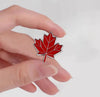 Cross Border Canada Red Maple Leaf Flag Brooch Alloy | OWNLUXE
