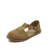Women's Leather Retro Sandals (Camel) – Shop at OWNLUXE