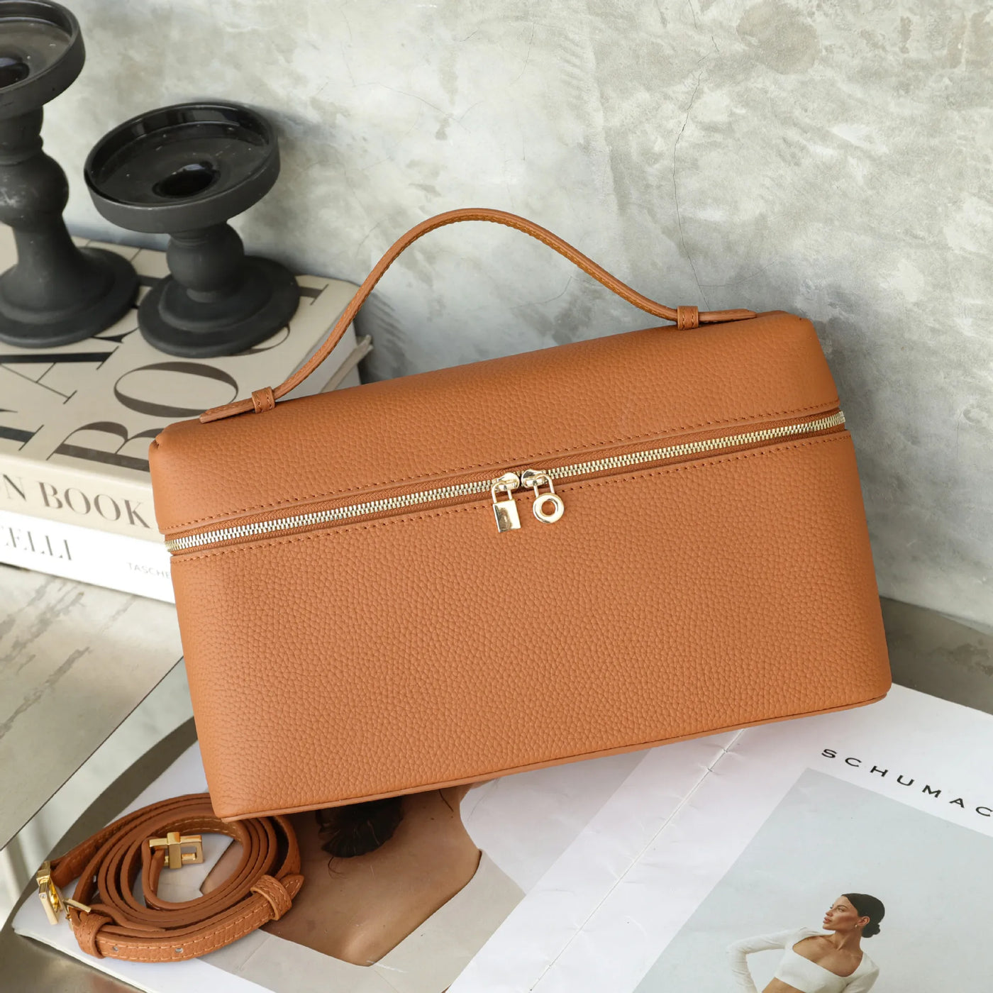 Genuine Leather Crossbody Clutch - Versatile Designer Handbag | OWNLUXE