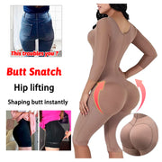 Full Body Colombian Shapewear Bodysuit - High Compression with Arm Slimming