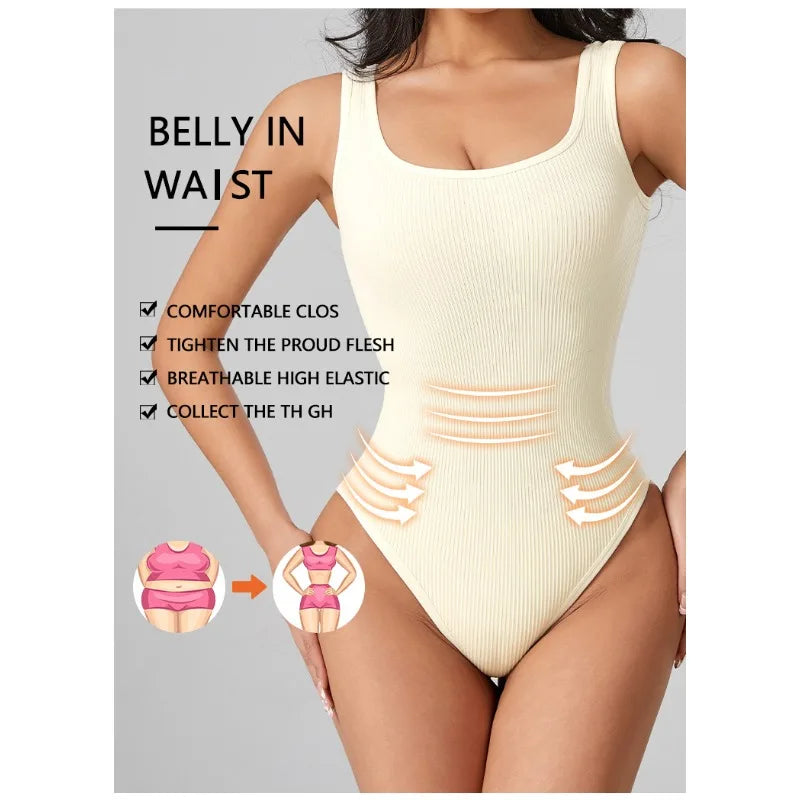 Women's Seamless Tummy Control Shaper Bodysuit