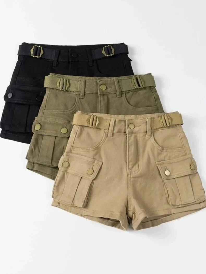 Women's High-Waist Denim Mini Shorts | OWNLUXE